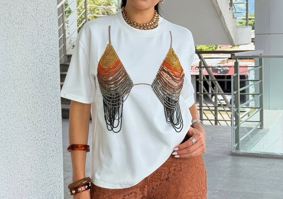 T-SHIRT GLAM CHAINS (ENTREGA OCT 21)