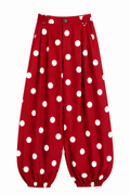 Barrel Pant Polkadot Red / White