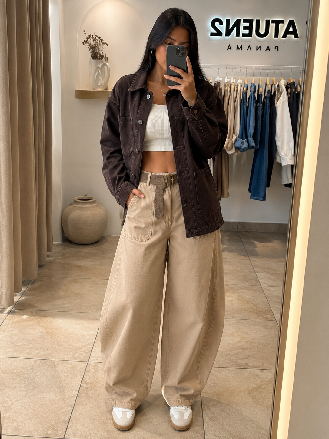 Barrel Pants Cream