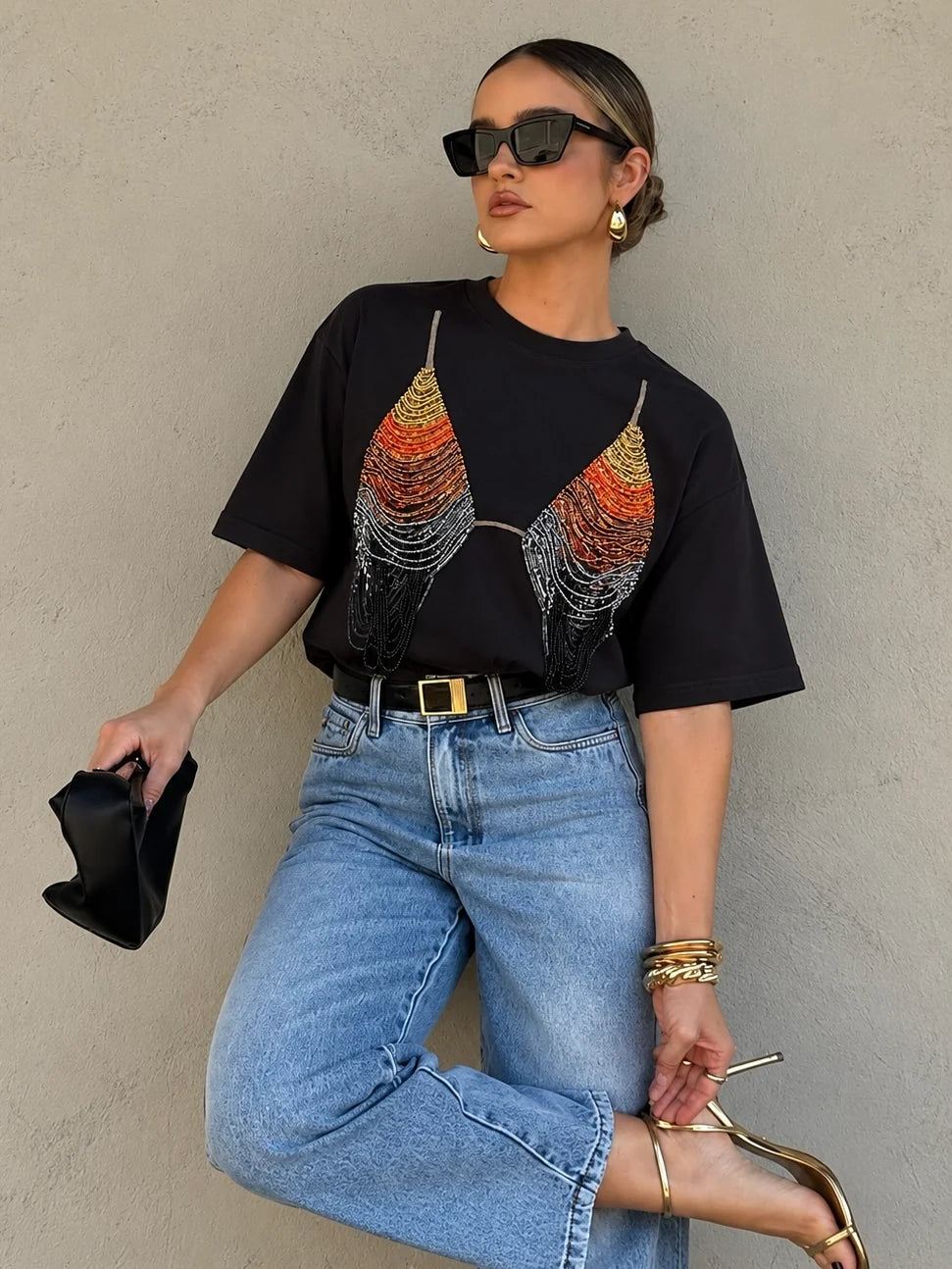 T-SHIRT GLAM CHAINS (ENTREGA OCT 21)