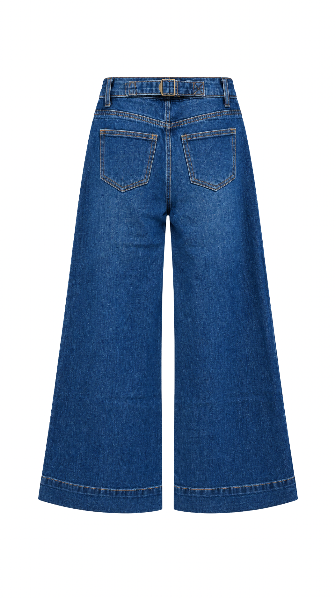 HIGH RISE PALAZZO PUSH-UP DENIM