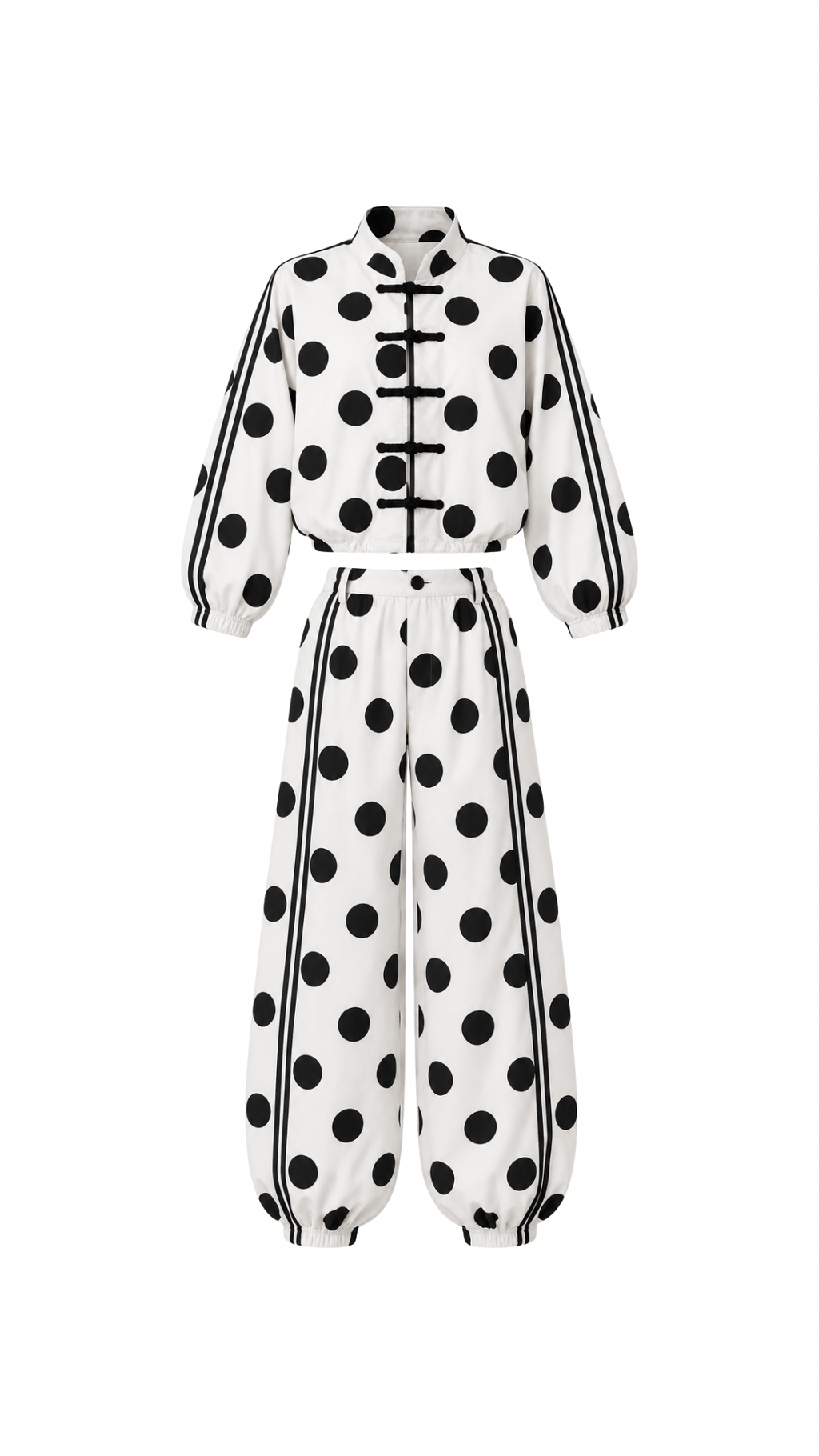 POLKADOT BALLOON SET B&W