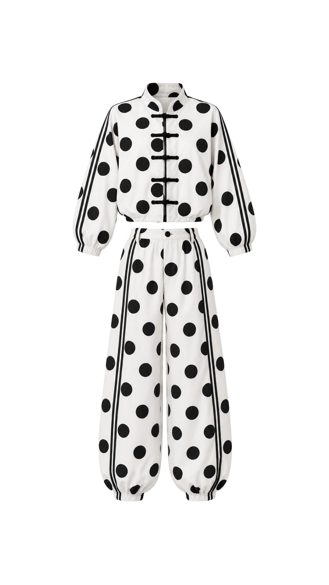 POLKADOT BALLOON SET B&W