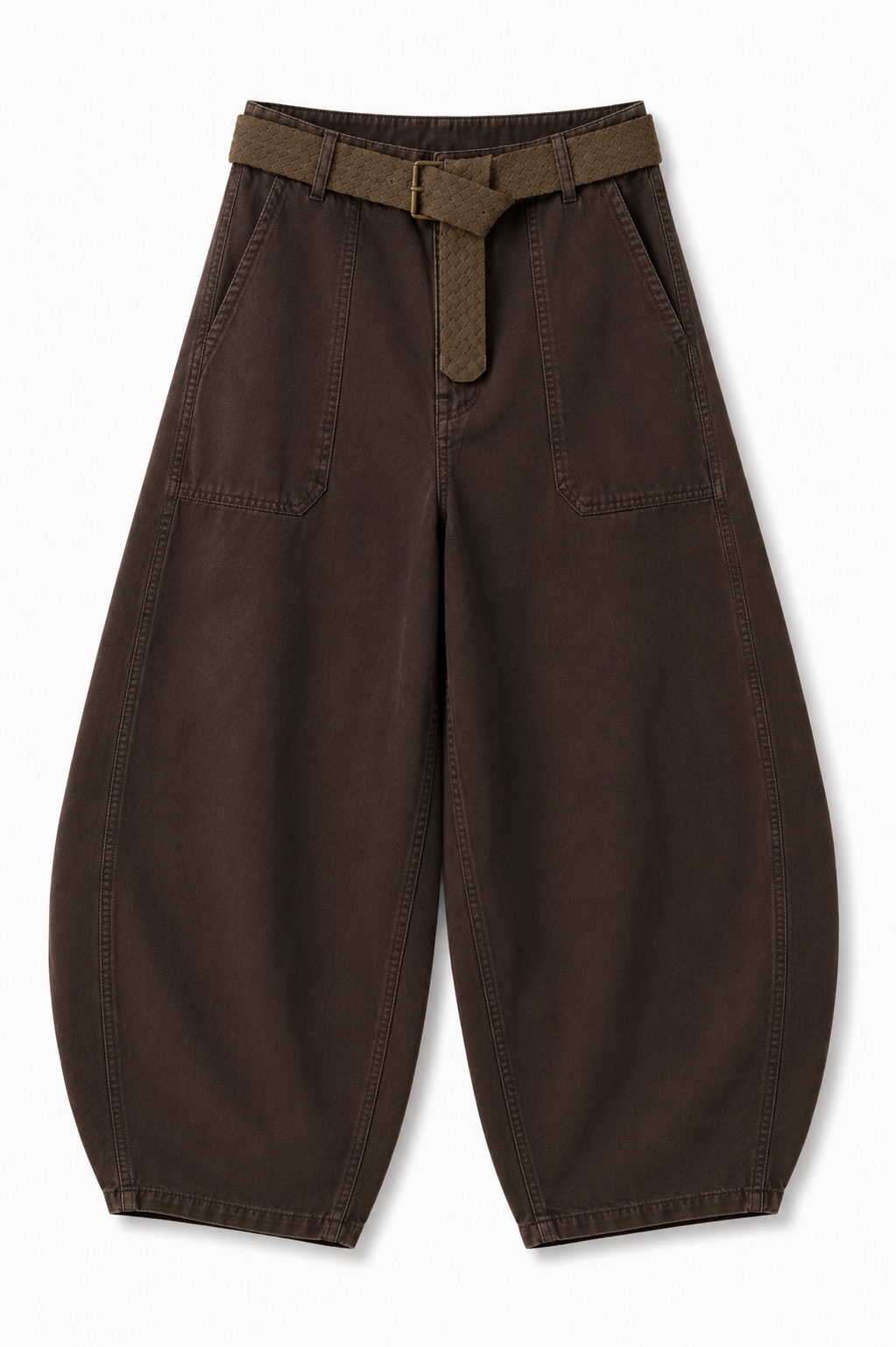 Barrel Pants Brown