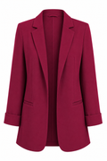 Classic Blazer Borgoña