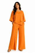 Linen Set Oversize 100% Italian Orange