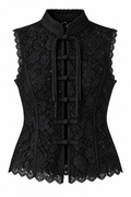 LACE MANDARÍN TOP (ENTREGA 12/10)