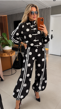 POLKADOT BALLOON SET BLACK