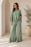 WAVE KNIT SET SAGE (PREORDEN 28/8)