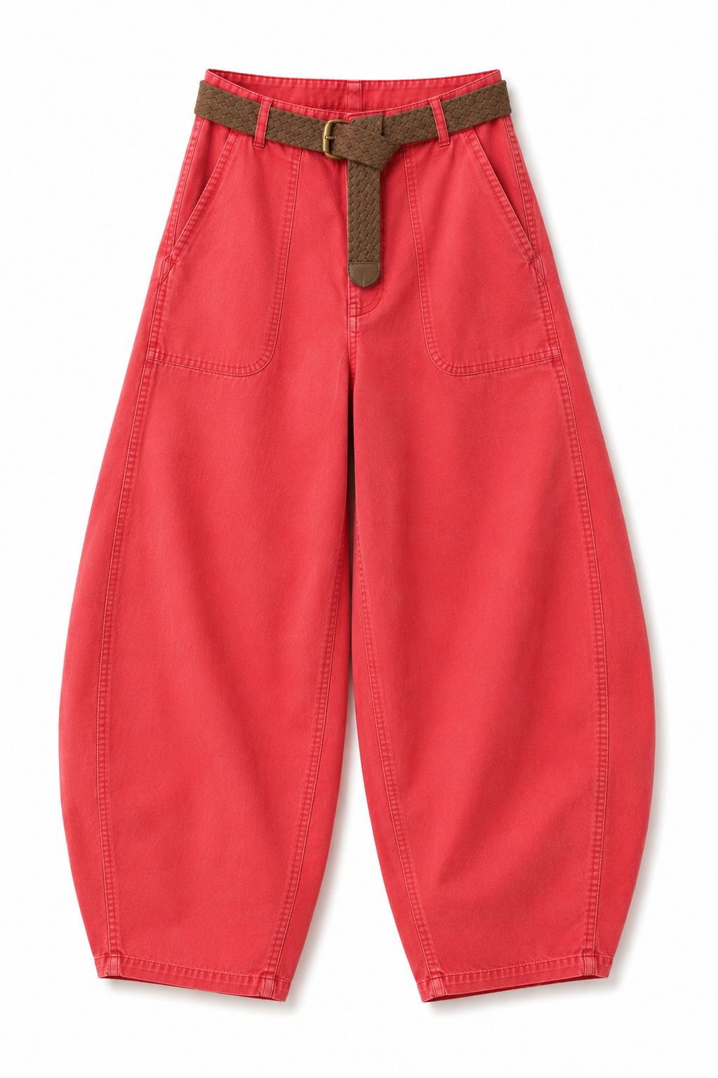 Barrel Pants Ligth Red