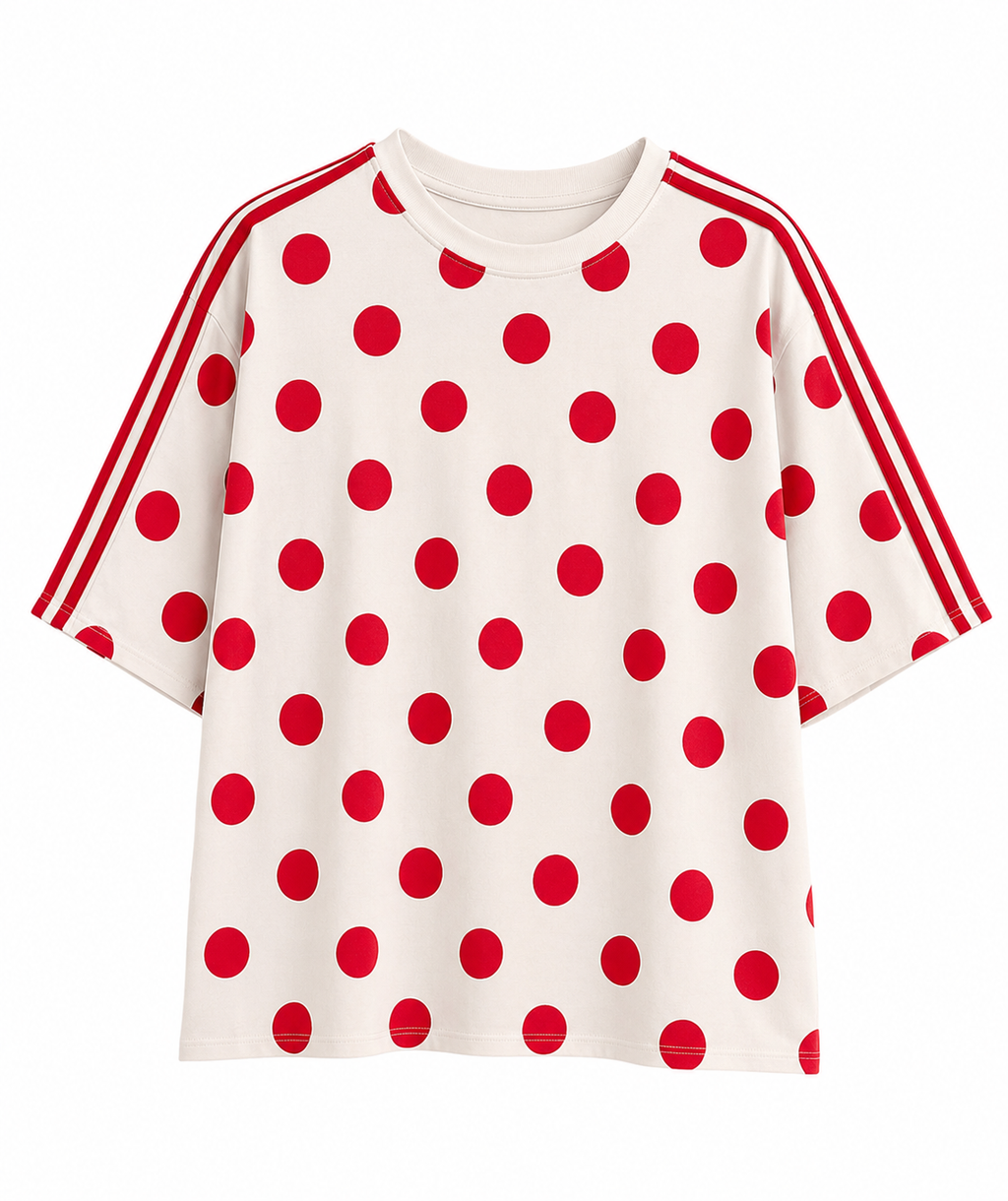 Polkadot T-Shirt Red