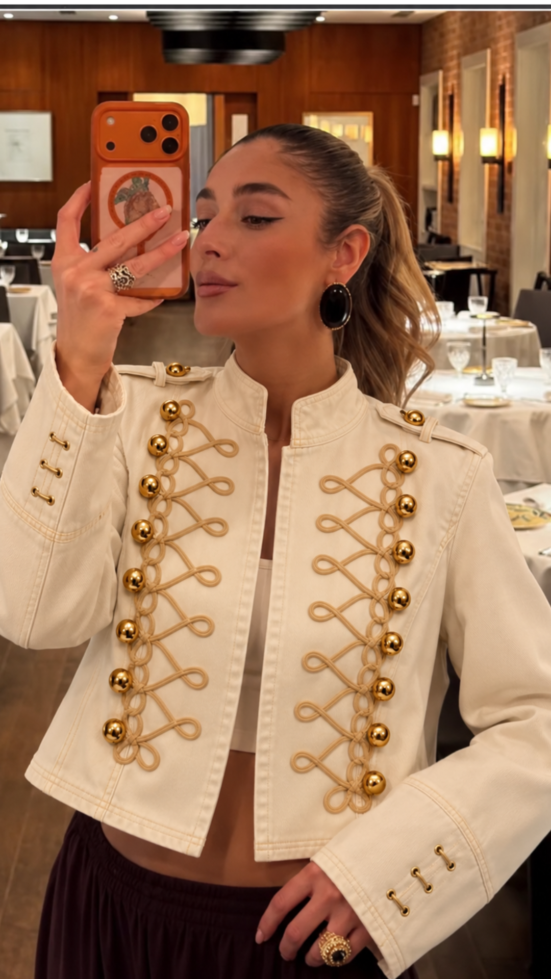 NAPOLEÓN DENIM JACKET CREAM