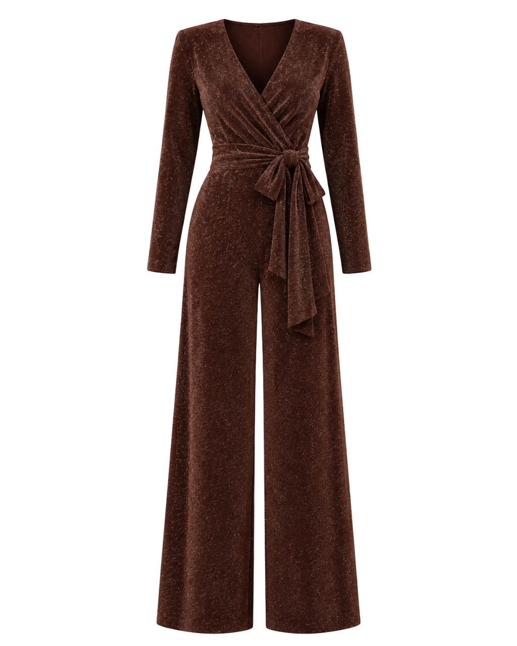 SHINE BROWN JUMPSUIT