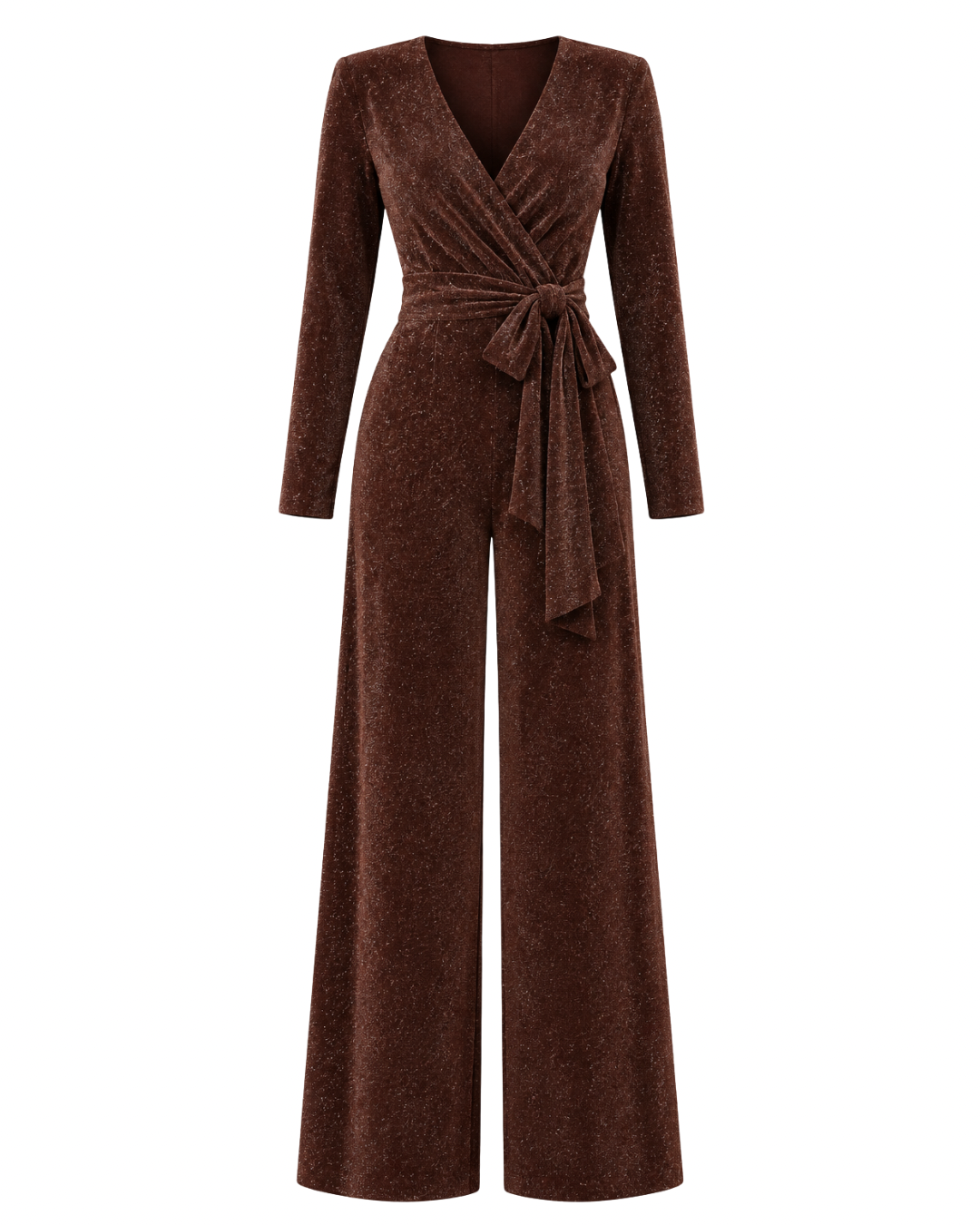 SHINE BROWN JUMPSUIT