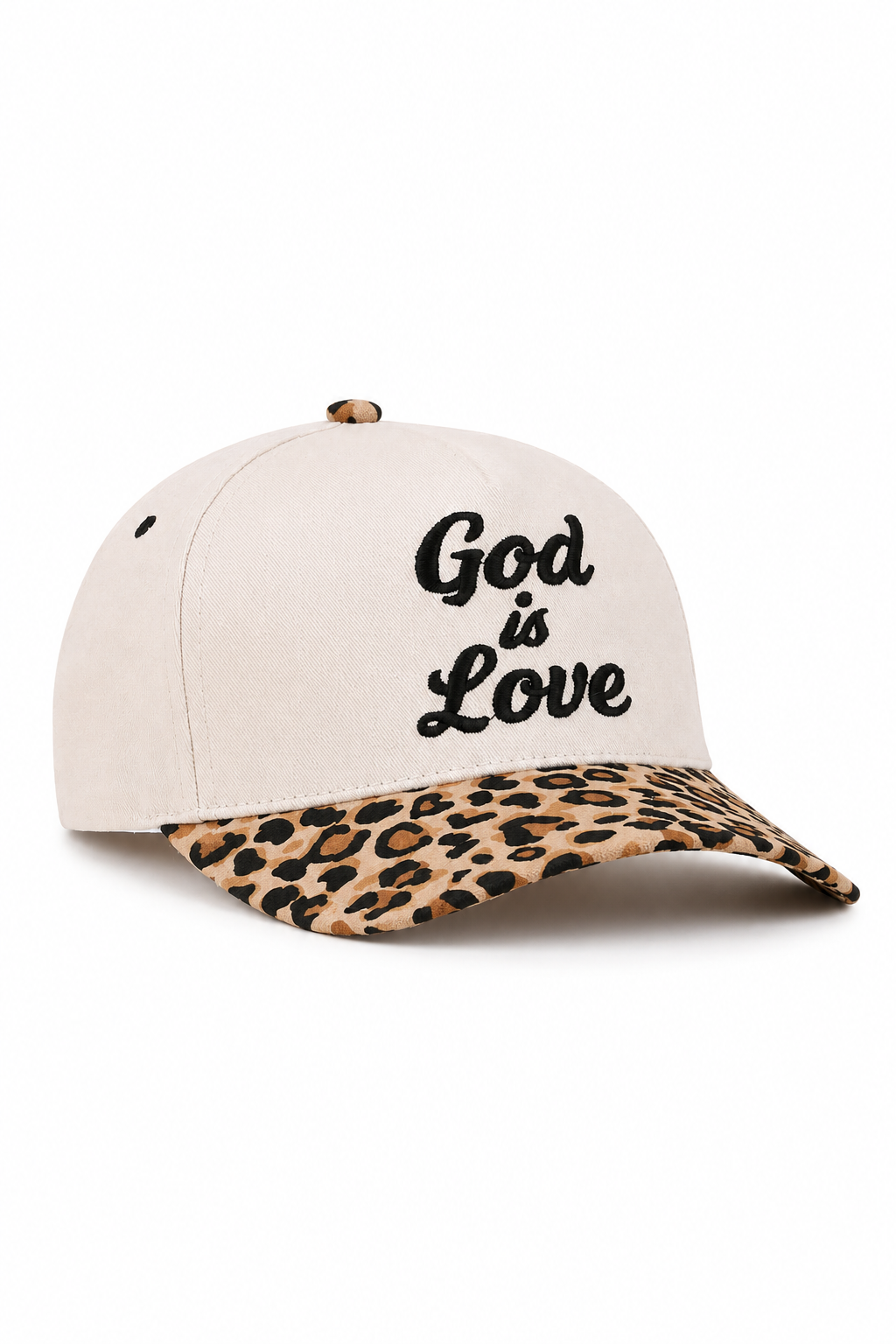 Cap God is love Leopard