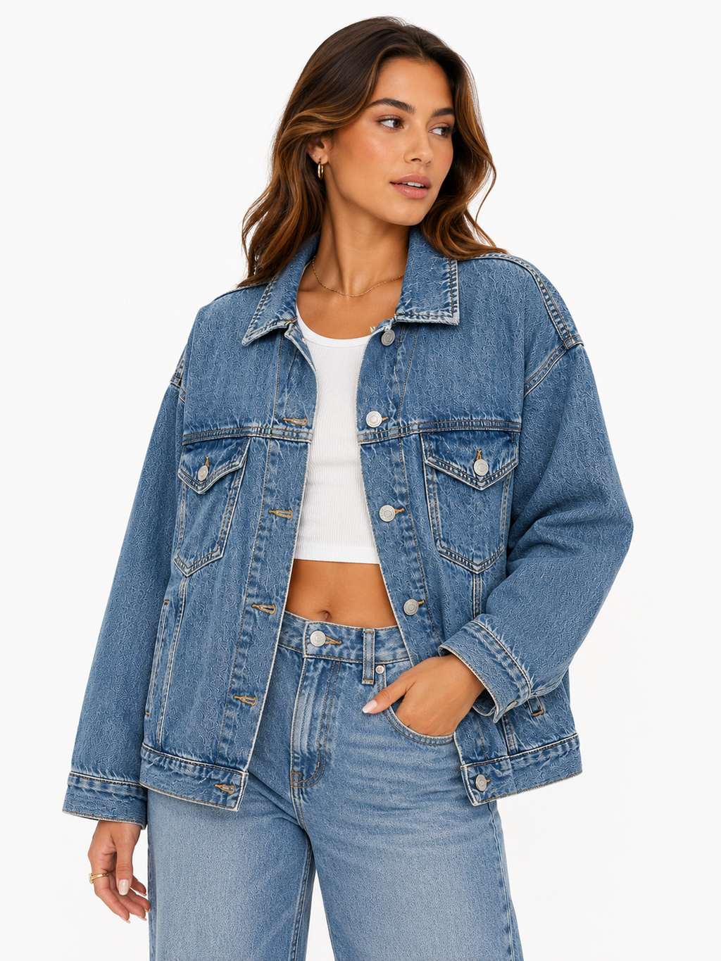 Denim Oversize Fit Jacket