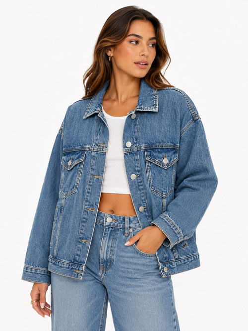 Denim Oversize Fit Jacket