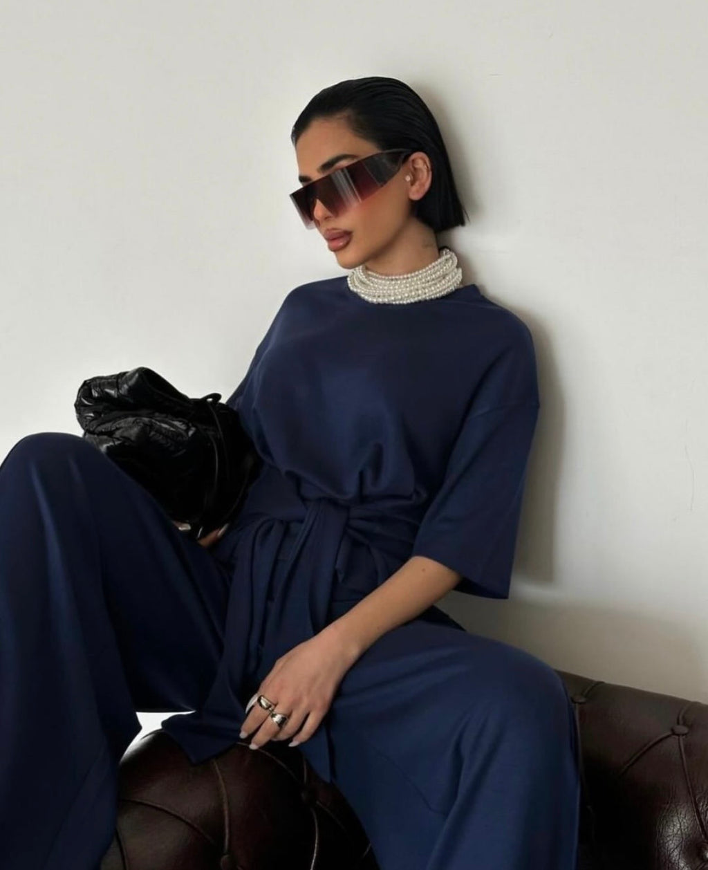 TURKISH SET NAVY BLUE