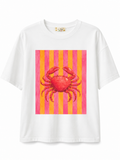 Oversize Crab T-Shirt Orange