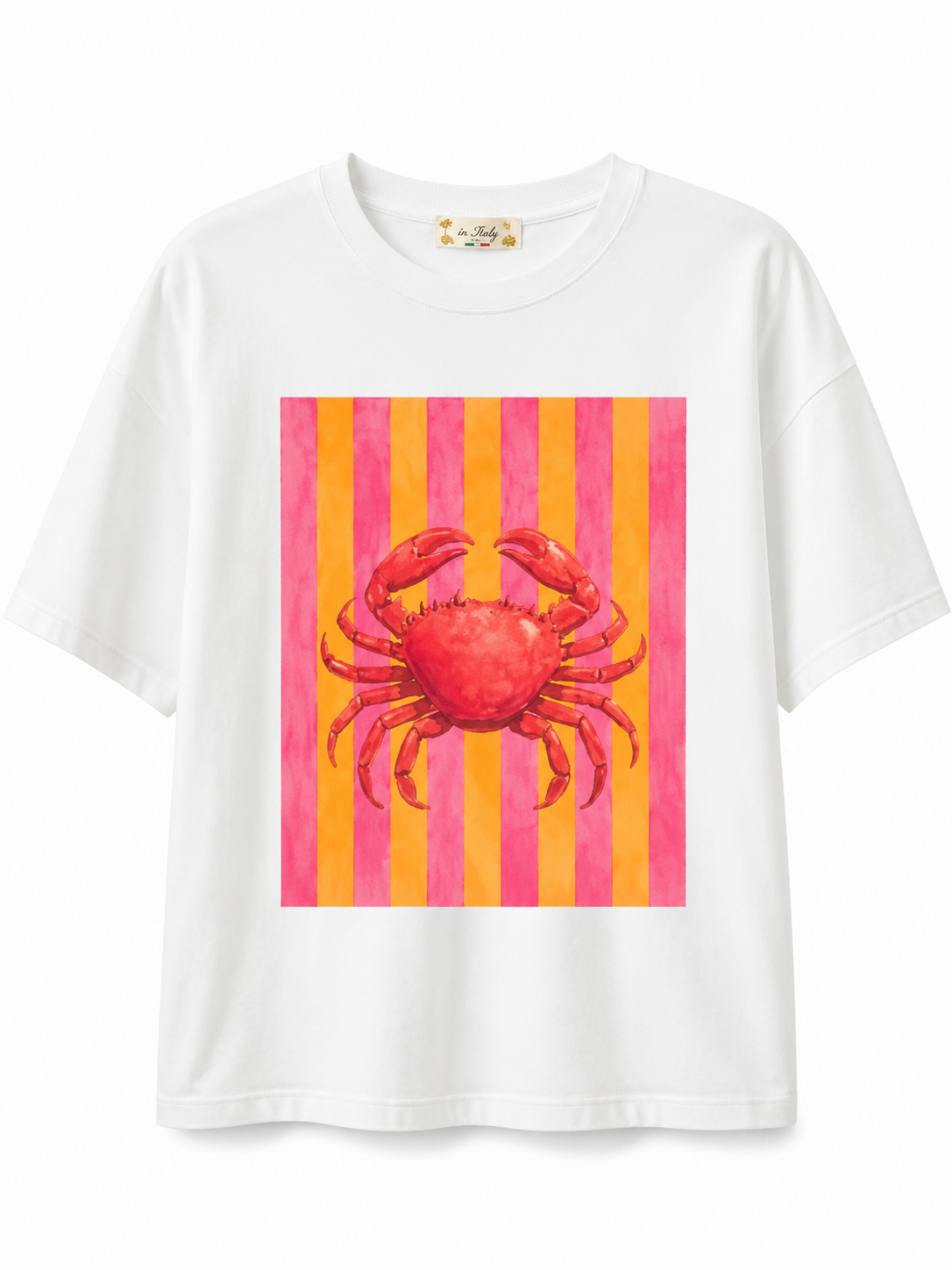 Oversize Crab T-Shirt Orange