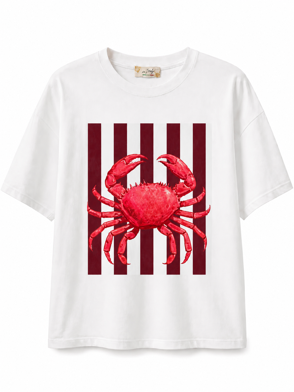Oversize Crab T-Shirt Red