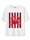 Oversize Crab T-Shirt Red