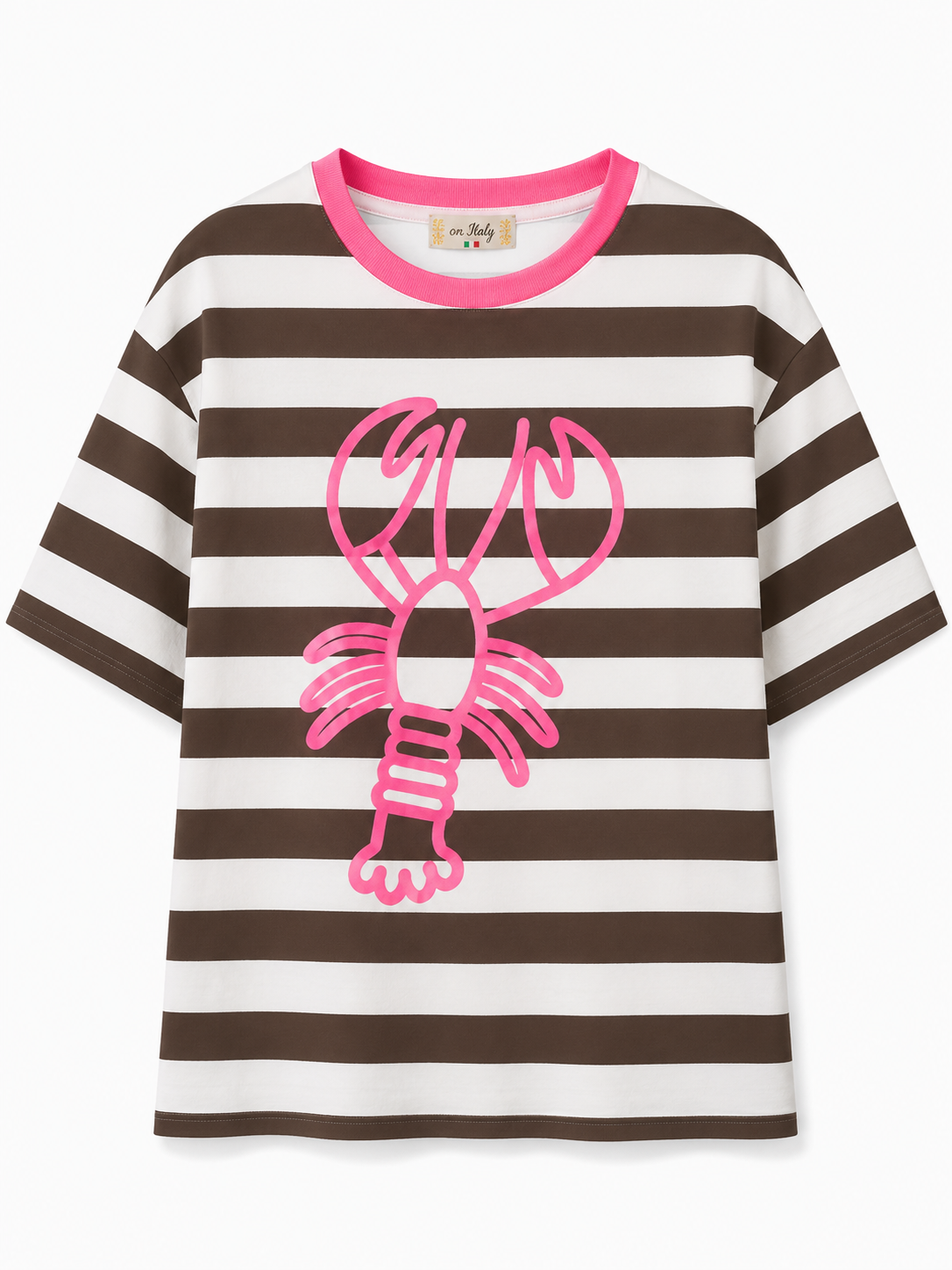 Oversize Lobster Fucsia T-Shirt