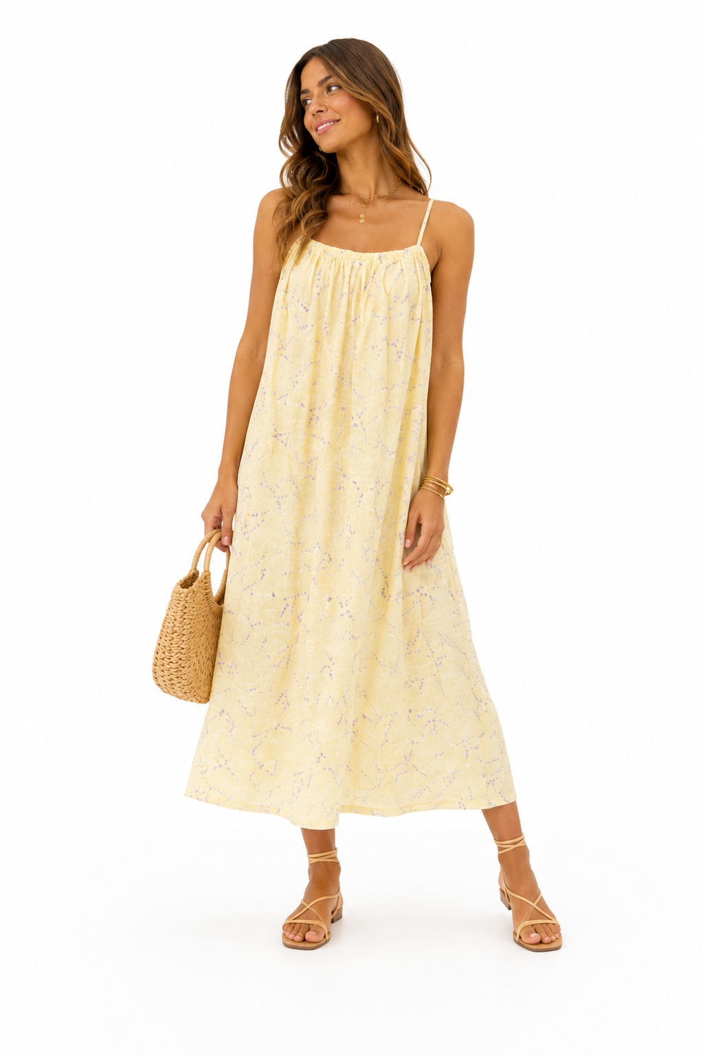 Floral Dress Yellow