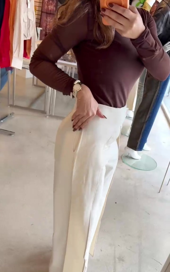 SCULPT WIDE LEG PANTS